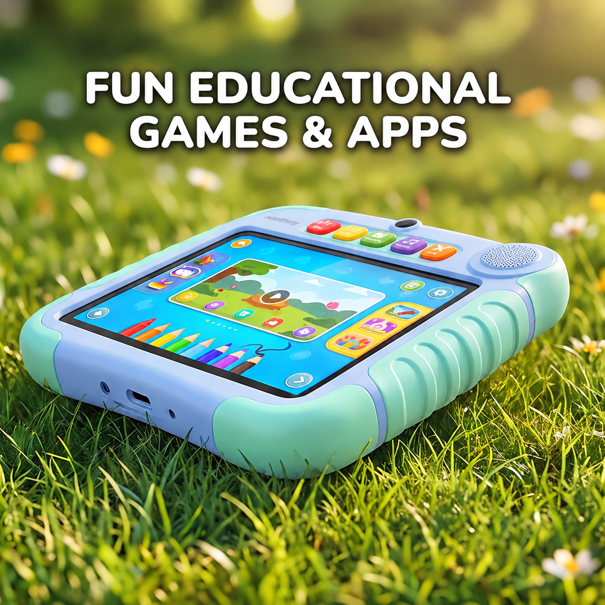 NESTIVOY Kids Learning Tablet | Educational Apps, Stylus Support & Parental Controls