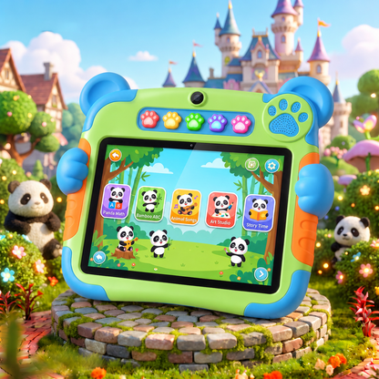 NESTIVOY Panda Kids Learning Tablet | Educational Content, Creative Tools & Kid-Proof Design